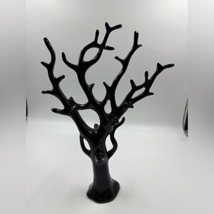 Torre & Tagus Abstract Ceramic Tree Antler Decor 17 Inch Black